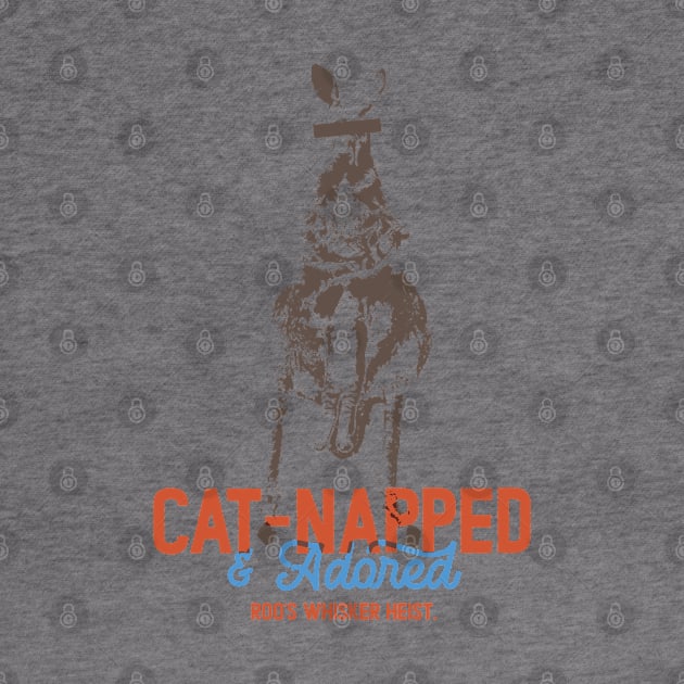 Cat-Napped and Adored Funny Pun Cat Kangaroo by Fitastic